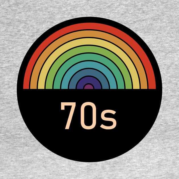 Retro rainbow 70s by YellowParty